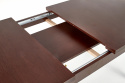 Eettafel \'Dark Walnut\' 118-158x75cm - Donkerbruin