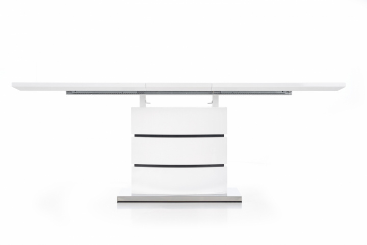 Eettafel \'Nobel\' 160-200cm - Wit in de groep Meubels / Tafels / Eettafel bij Reforma (2010001145417)