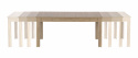 Eettafel \'Seweryn\' 160-300x90cm - Natuurlijk