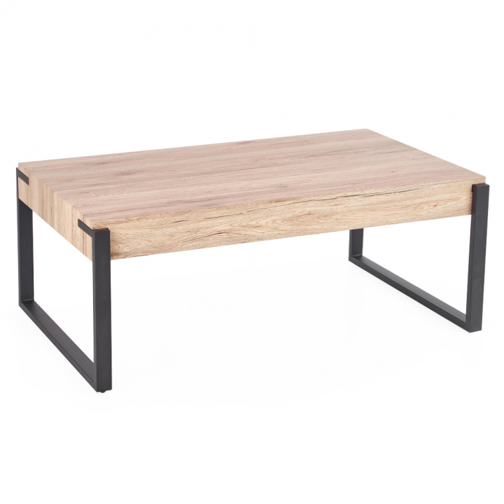 Tafel \'Wood\' 110x64cm - Natuurlijk/Zwart in de groep Meubels / Tafels / Salontafels bij Reforma (2010001158400)