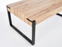 Tafel \'Wood\' 110x64cm - Natuurlijk/Zwart