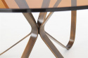 Eettafel \'Levanzo\' Rond 120cm - Bruin/Antiek