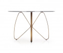 Eettafel \'Levanzo\' Rond 120cm - Bruin/Antiek