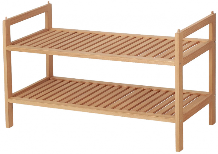 Schoenenrek \'Lone\' 2 - Natuur in de groep Meubels / Planken & opslag / Hoed- en schoenenplanken bij Reforma (2010001165910)