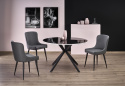 Eettafel \'Sestao\' Rond 120cm - Zwart