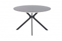 Eettafel \'Sestao\' Rond 120cm - Zwart
