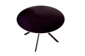 Eettafel \'Sestao\' Rond 120cm - Zwart