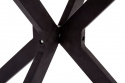 Eettafel \'Sestao\' Rond 120cm - Zwart