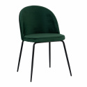 Stoel \'Romee\' - Groen/Zwart