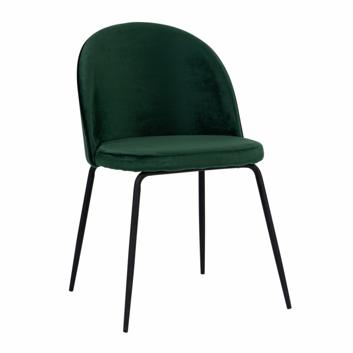 Stoel \'Romee\' - Groen/Zwart in de groep Meubels / Zitmeubels / Stoelen bij Reforma (2010001169680)