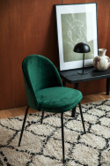 Stoel \'Romee\' - Groen/Zwart