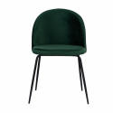 Stoel \'Romee\' - Groen/Zwart