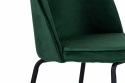 Stoel \'Romee\' - Groen/Zwart