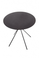 Eettafel \'Fondi\' Rond 80cm - Zwart