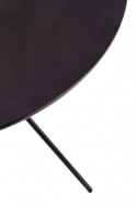 Eettafel \'Fondi\' Rond 80cm - Zwart