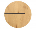 Salontafel \'Berga\' Rond 86cm - Natuur/Zwart