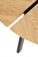 Salontafel \'Berga\' Rond 86cm - Natuur/Zwart