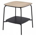 Bijzettafel \'Genua\' - Eik/Zwart