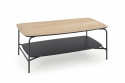 Salontafel \'Genua\' Eik/Zwart