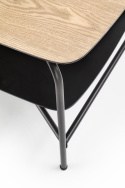 Salontafel \'Genua\' Eik/Zwart