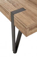 Salontafel \'Oaxen\' - Notenhout/Zwart