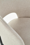 Stoel \'Mieres\' - Beige/Zwart