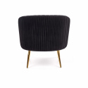 Fauteuil \'Black Velvet\' - Zwart