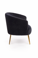 Fauteuil \'Black Velvet\' - Zwart