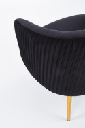 Fauteuil \'Black Velvet\' - Zwart