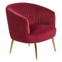 Fauteuil \'Red Velvet\' - Rood