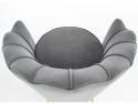 Fauteuil \'Schelp\' - Grijs