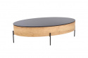 Salontafel \'Lindfors\' - Eik/Zwart