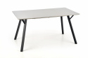 Eettafel \'Barlog\' 140x80cm - Grijs/Zwart