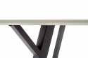Eettafel \'Barlog\' 140x80cm - Grijs/Zwart