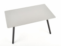 Eettafel \'Barlog\' 140x80cm - Grijs/Zwart