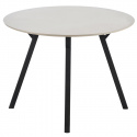 Eettafel \'Barlog\' Rond 100cm - Grijs/Zwart
