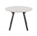 Eettafel \'Barlog\' Rond 100cm - Grijs/Zwart