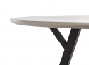 Eettafel \'Barlog\' Rond 100cm - Grijs/Zwart