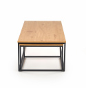 Salontafel \'Hejde\' - Eik/Zwart