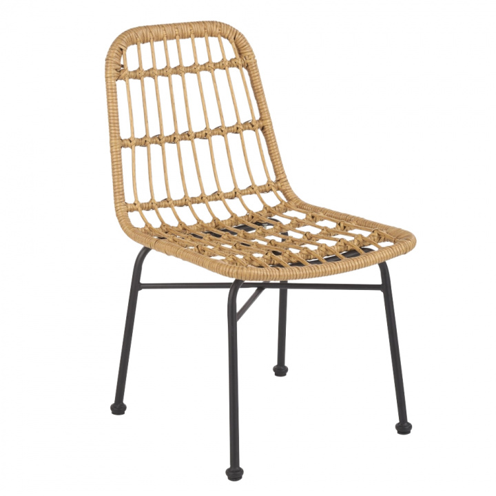 Stoel \'Nature\' - Natuur/Zwart in de groep Meubels / Tuinmeubelen / Tuin stoelen bij Reforma (2010001177555)