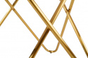 Eettafel \'Bonello\' Rond 120cm - Goud/Grijs