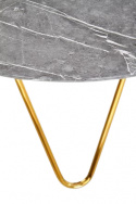 Eettafel \'Bonello\' Rond 120cm - Goud/Grijs