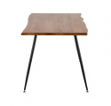 Eettafel \'Norudden\' 120x80cm - Zwart/Natuur 