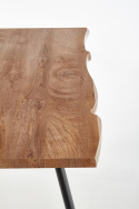 Eettafel \'Norudden\' 120x80cm - Zwart/Natuur 