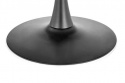 Eettafel \'Carmelo\' Rond 110cm - Hout/Zwart 