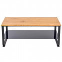 Salontafel \'Artiga\' - Eik/Zwart
