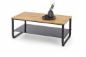 Salontafel \'Artiga\' - Eik/Zwart