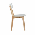 Stoel \'Nord\' - Wit/Hout