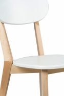 Stoel \'Nord\' - Wit/Hout