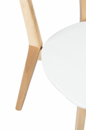 Stoel \'Nord\' - Wit/Hout